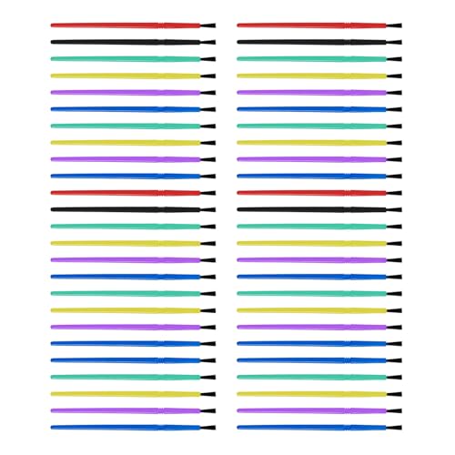 50-teiliges kleines Pinsel-Set, Nylon-Haarmalerei, Kunstzubehör für Aquarell, Gouache, Acryl, kleine Nylonhaare, Aquarellmalerei 50-teiliges kleines Pinsel-Set, Nylon-Haarmalerei, Kunstzubehör für Aquarell, Gouache, Acryl, kleine Nylonhaare, Aquarellmalerei von Mirweon