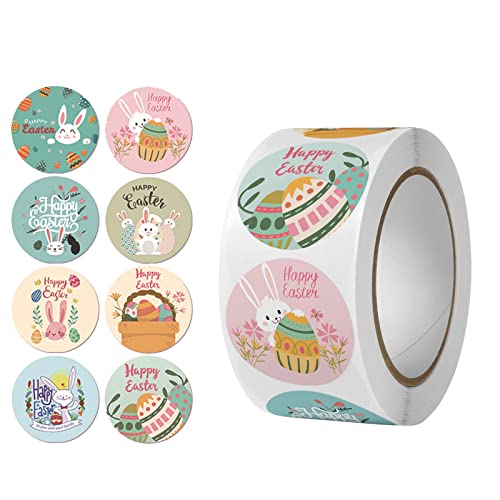 500 Stück Frohe Ostern Aufkleber Eier Selbstklebendes Siegeletikett für Ostern 500 Stück Frohe Ostern Aufkleber Eier Selbstklebendes Siegeletikett für Ostern von Mirweon