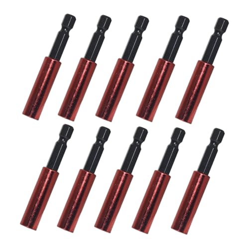 Bithalter für Schlagschrauber, 60 mm, Sechskantschaft, Stahl, Schraubendreher-Verlängerung, 10 Stück Bithalter für Schlagschrauber, 60 mm, Sechskantschaft, Stahl, Schraubendreher-Verlängerung, 10 Stück von Mirweon