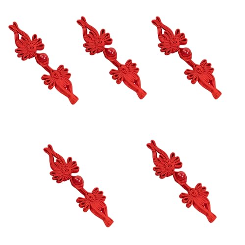 Chinesische Schleifenknöpfe, Satin, Stoffverschlüsse, für Cheongsam-Jacken, Taschendekorationen, Froschknöpfe von Mirweon