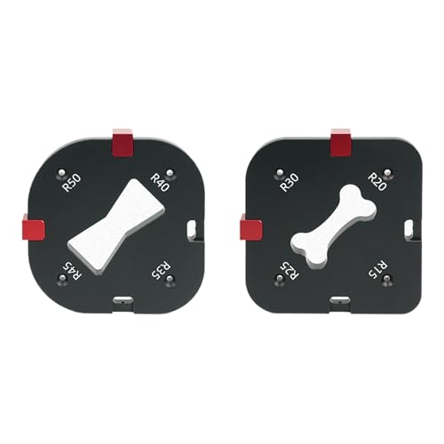 Eckvorlagen für den professionellen Einsatz mit mehreren Radiusgrößen aus massivem Aluminium Eckvorlagen für den professionellen Einsatz mit mehreren Radiusgrößen aus massivem Aluminium von Mirweon