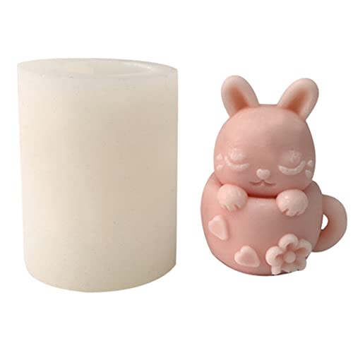 Gießharzform Blume Teetasse Silikon Handwerk Keks Fondant Seife Dekor von Mirweon