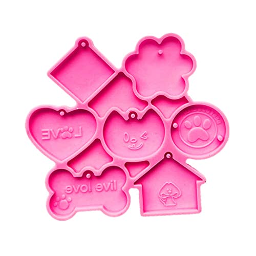 Glänzende Silikonformen, Hundeknochen, Haustier-Schlüsselanhänger, Anhänger, Gepäck, Epoxidharz, Bastelformen Glänzende Silikonformen, Hundeknochen, Haustier-Schlüsselanhänger, Anhänger, Gepäck, Epoxidharz, Bastelformen von Mirweon