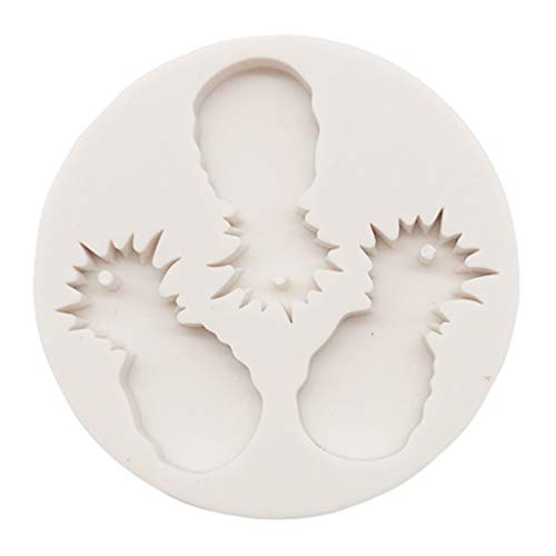 Handgefertigte Ananas-Kaktus-Schlüsselanhänger-Silikonform, Epoxidharz-Form, Handwerk, Schmuck, Schlüsselanhänger, Harzgussform von Mirweon