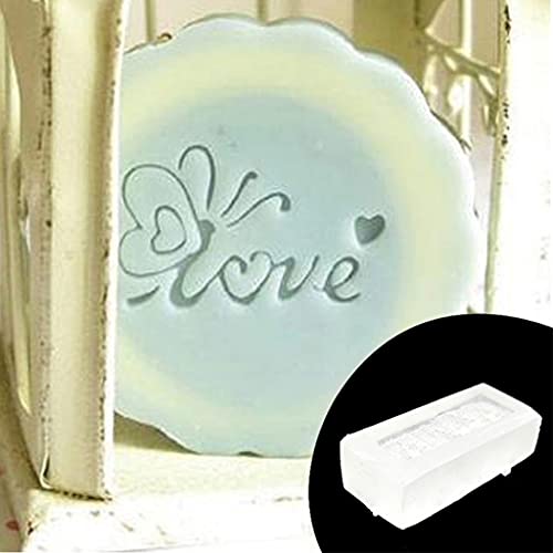 Handgefertigter Seifenstempel zum Valentinstag, Acryl, Herz, Rosenmuster, Kapitel Handgefertigter Seifenstempel zum Valentinstag, Acryl, Herz, Rosenmuster, Kapitel von Mirweon