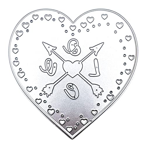 Metall-Stanzform mit Herzmotiv, zum Valentinstag, für Scrapbooking, Tagebuch, Verzierungen, Metall-Stanzformen für Kartenherstellung, Weihnachten Metall-Stanzform mit Herzmotiv, zum Valentinstag, für Scrapbooking, Tagebuch, Verzierungen, Metall-Stanzformen für Kartenherstellung, Weihnachten von Mirweon