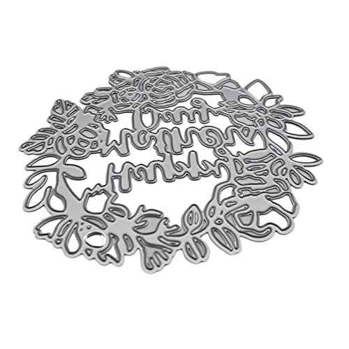 Metall-Stanzschablone "Happy Mothers Day", Kranz, Schablone für Scrapbooking Metall-Stanzschablone "Happy Mothers Day", Kranz, Schablone für Scrapbooking von Mirweon