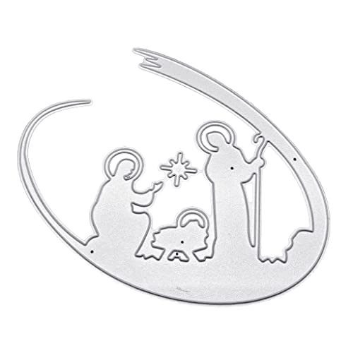 Metall-Stanzschablone für Scrapbooking, Album, Papierkarten, Vorlage, Präge, Dekoration, Metall-Stanzformen für Kartenherstellung von Mirweon