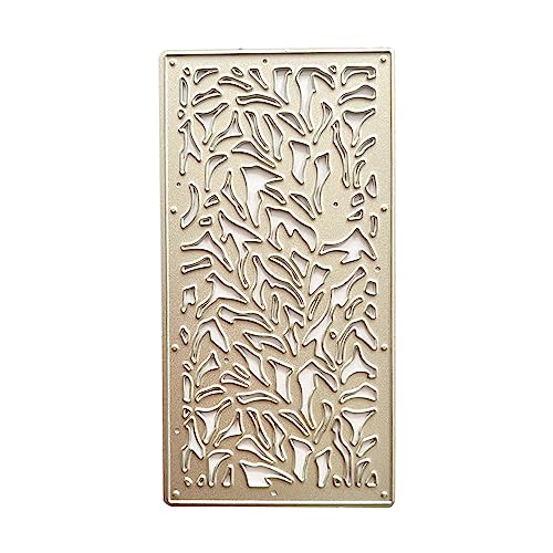 Metall-Stanzschablone mit Weizenrahmen, Karbonstahl, Prägeschablone, Scrapbooking, für Karten, Stanzformen von Mirweon