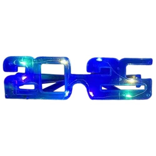 Mirweon 2025 LED-Brille für das neue Jahr, leuchtende Brille, leuchtendes Spielzeug für Halloween, Karneval, Party Mirweon 2025 LED-Brille für das neue Jahr, leuchtende Brille, leuchtendes Spielzeug für Halloween, Karneval, Party von Mirweon