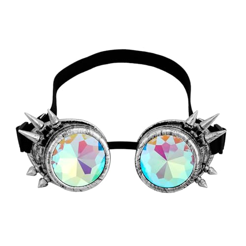Mirweon Brille für Männer und Frauen, Bühnenbrille, Vintage-Requisiten, Steampunk-Brillen, Überraschung Mirweon Brille für Männer und Frauen, Bühnenbrille, Vintage-Requisiten, Steampunk-Brillen, Überraschung von Mirweon