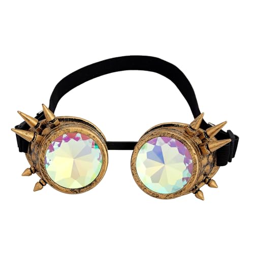 Mirweon Brille für Männer und Frauen, Bühnenbrille, Vintage-Requisiten, Steampunk-Brillen, Überraschung Mirweon Brille für Männer und Frauen, Bühnenbrille, Vintage-Requisiten, Steampunk-Brillen, Überraschung von Mirweon