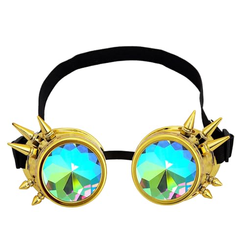 Mirweon Brille für Männer und Frauen, Bühnenbrille, Vintage-Requisiten, Steampunk-Brillen, Überraschung Mirweon Brille für Männer und Frauen, Bühnenbrille, Vintage-Requisiten, Steampunk-Brillen, Überraschung von Mirweon