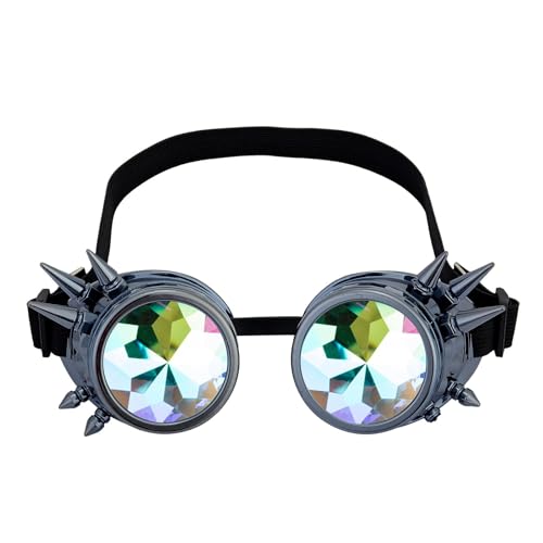 Mirweon Brille für Männer und Frauen, Bühnenbrille, Vintage-Requisiten, Steampunk-Brillen, Überraschung Mirweon Brille für Männer und Frauen, Bühnenbrille, Vintage-Requisiten, Steampunk-Brillen, Überraschung von Mirweon