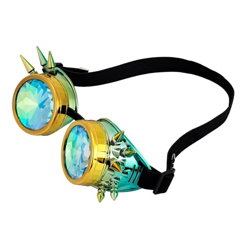 Mirweon Brille für Männer und Frauen, Bühnenbrille, Vintage-Requisiten, Steampunk-Brillen, Überraschung Mirweon Brille für Männer und Frauen, Bühnenbrille, Vintage-Requisiten, Steampunk-Brillen, Überraschung von Mirweon