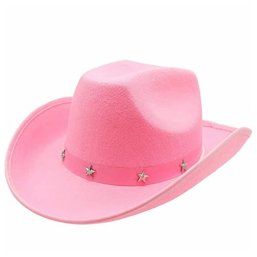 Mirweon Cowboyhut, Fedora-Cowgirl-Hut für Brautparty, Junggesellinnenabschied, Hüte, Cowgirl-Hut, Brautparty-Requisiten Mirweon Cowboyhut, Fedora-Cowgirl-Hut für Brautparty, Junggesellinnenabschied, Hüte, Cowgirl-Hut, Brautparty-Requisiten von Mirweon