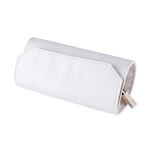 Mirweon Faltbare Schmuckaufbewahrungstasche, tragbare Reise-Schmuckschatulle, geeignet für Ohrringe, Armbänder, Halsketten, Uhren, Ringe, Schmuckaufbewahrung, Rolltasche Mirweon Faltbare Schmuckaufbewahrungstasche, tragbare Reise-Schmuckschatulle, geeignet für Ohrringe, Armbänder, Halsketten, Uhren, Ringe, Schmuckaufbewahrung, Rolltasche von Mirweon
