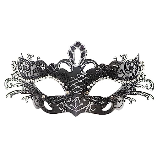 Mirweon Frauen-Festival-Auge für Maskerade, Party, Tanzkostüm, Halloween, halbes Gesicht für Dekorationen, Halloween Mirweon Frauen-Festival-Auge für Maskerade, Party, Tanzkostüm, Halloween, halbes Gesicht für Dekorationen, Halloween von Mirweon