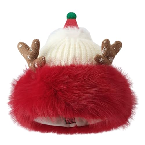 Mirweon InsStyle Weihnachtsmütze für Mädchen, spitz, mit Geweih, Outdoor-Aktivität, Totenkopf-Hut, festliche Kopfbedeckung Mirweon InsStyle Weihnachtsmütze für Mädchen, spitz, mit Geweih, Outdoor-Aktivität, Totenkopf-Hut, festliche Kopfbedeckung von Mirweon
