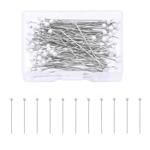 Mirweon Lange Nähnadel, gerade, Quiltnadel, farbiger Kopf, Quiltnadel für Schneider, Nähen, Schmuck, Hochzeitsdekoration Mirweon Lange Nähnadel, gerade, Quiltnadel, farbiger Kopf, Quiltnadel für Schneider, Nähen, Schmuck, Hochzeitsdekoration von Mirweon