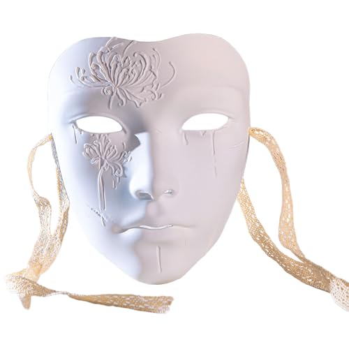 Mirweon Maskerade, handbemalt, Vollgesicht, Halloween, Cosplay, für Damen, Herren, Cosplay, Mottopartys, Fotografie Mirweon Maskerade, handbemalt, Vollgesicht, Halloween, Cosplay, für Damen, Herren, Cosplay, Mottopartys, Fotografie von Mirweon