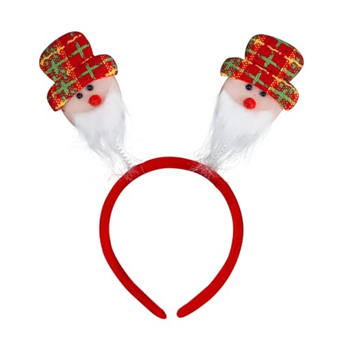 Mirweon MerryChristmas Haarreif, rote Schleife, Schneemann, Haarband, Bühnenauftritte, Requisiten, Urlaub, Haarschmuck, Partyzubehör Mirweon MerryChristmas Haarreif, rote Schleife, Schneemann, Haarband, Bühnenauftritte, Requisiten, Urlaub, Haarschmuck, Partyzubehör von Mirweon