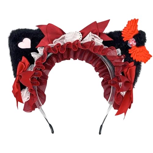 Mirweon Schöne Kinder-Stirnbänder für Kätzchen, Partykleidung, Schleifen, Kopfbedeckung für Musikfestivals, Foto-Requisiten für Halloween-Fotografie Mirweon Schöne Kinder-Stirnbänder für Kätzchen, Partykleidung, Schleifen, Kopfbedeckung für Musikfestivals, Foto-Requisiten für Halloween-Fotografie von Mirweon