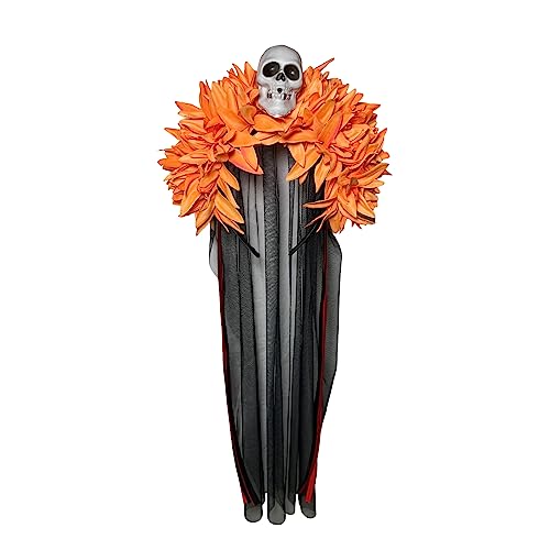Mirweon Totenkopf-Kopf, dekoratives Ornament, Haushaltsbedarf für Feiertage, Neujahr, Party-Dekorationen Mirweon Totenkopf-Kopf, dekoratives Ornament, Haushaltsbedarf für Feiertage, Neujahr, Party-Dekorationen von Mirweon
