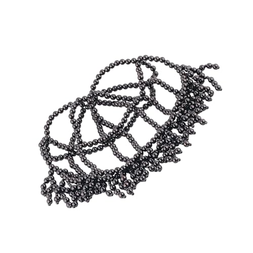 Mirweon Vintage inspirierte Häkelmütze Perlen Quasten Dekoration Party Kostüm Zubehör für Hochzeiten und Brautveranstaltungen Elegant Strick Braut Hut von Mirweon