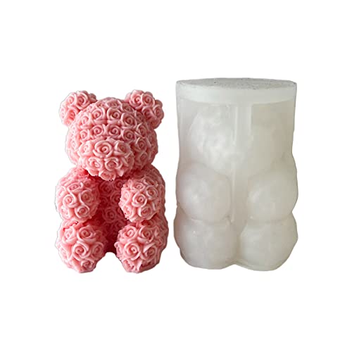 Rosen-Serie, Tierdekoration, Silikonform, Epoxid-Ornamente, Seife, Schmelzharz, Ton, Heimdekoration, Rosen-Serie, Tierformen für Epoxidharz Rosen-Serie, Tierdekoration, Silikonform, Epoxid-Ornamente, Seife, Schmelzharz, Ton, Heimdekoration, Rosen-Serie, Tierformen für Epoxidharz von Mirweon