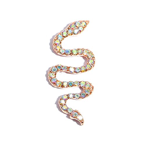 Schlangen-Nagelkunst-Anhänger, flache Rückseite, Nagel für Strasssteine, Zubehör für Armbänder, Halsketten, Ohrringe, Schmuck, flache Rückseite von Mirweon