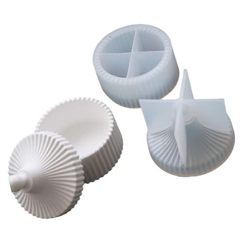 Schmuck-Aufbewahrungsbox, Silikonformen, handgefertigt, Epoxidharz, gestreifte Glasformen, handgefertigte Tassenformen Schmuck-Aufbewahrungsbox, Silikonformen, handgefertigt, Epoxidharz, gestreifte Glasformen, handgefertigte Tassenformen von Mirweon