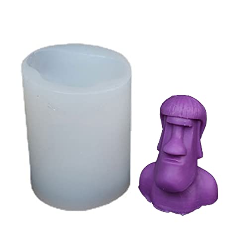 Seifenherstellungszubehör, Kuchendekorationswerkzeug, Silikonform, abstrakte Gesichtsform, Haushaltsformen, Harzformen zum Backen Seifenherstellungszubehör, Kuchendekorationswerkzeug, Silikonform, abstrakte Gesichtsform, Haushaltsformen, Harzformen zum Backen von Mirweon