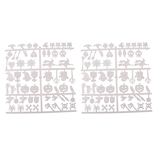 Set mit 2 Figuren für Filz-Buchstaben, Nachrichtentafel, Buchstabentafel, Halloween-Buchstaben für Zuhause, Büro, Dekoration von Mirweon