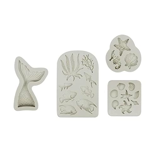 Silikon-Backformen, Meerestierform, Fondantformen, Kuchen-Backwerkzeug, Schokoladenform, Backzubehör Silikon-Backformen, Meerestierform, Fondantformen, Kuchen-Backwerkzeug, Schokoladenform, Backzubehör von Mirweon