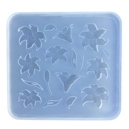 Silikonform, flexibles Epoxidharz, realistische Blumendekorationen für Enthusiasten, Schmuckherstellungswerkzeug Silikonform, flexibles Epoxidharz, realistische Blumendekorationen für Enthusiasten, Schmuckherstellungswerkzeug von Mirweon