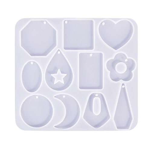 Silikonform für Ohrringe, Herz, Blume, baumelnd, handgefertigt, Halskette, Schmuck, Anhänger, Kristall, Epoxidharz, Gießen Silikonform für Ohrringe, Herz, Blume, baumelnd, handgefertigt, Halskette, Schmuck, Anhänger, Kristall, Epoxidharz, Gießen von Mirweon