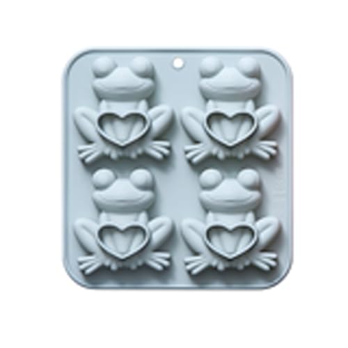 Silikonform mit 4 Mulden, temperaturbeständig, einfach zu entformen, spülmaschinenfest, für Schokolade, Seife, Seife Silikonform mit 4 Mulden, temperaturbeständig, einfach zu entformen, spülmaschinenfest, für Schokolade, Seife, Seife von Mirweon
