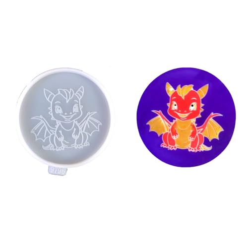 Silikonform mit Drachen-Motiv, vielseitig einsetzbar, aus Kunstharz, Epoxidharz, tragbar, Drachenbasteln, Silikonformen Silikonform mit Drachen-Motiv, vielseitig einsetzbar, aus Kunstharz, Epoxidharz, tragbar, Drachenbasteln, Silikonformen von Mirweon