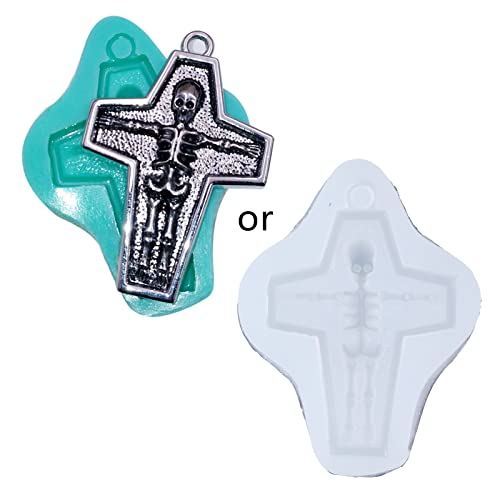 Skelett für Kreuz-Anhänger, Epoxidharz, Mond, Schlüsselanhänger, Ohrringe, Silikon-Schmuck, Halskette, Guss, UV-Harz, Silikonschmuck Skelett für Kreuz-Anhänger, Epoxidharz, Mond, Schlüsselanhänger, Ohrringe, Silikon-Schmuck, Halskette, Guss, UV-Harz, Silikonschmuck von Mirweon