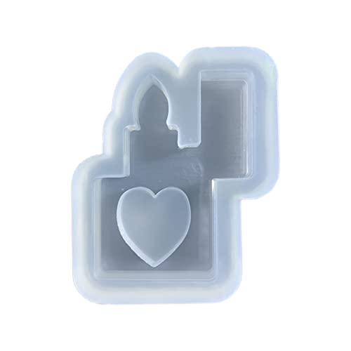 Transparente Silikonformen, Harzguss, Shaker-Form, Epoxid-Form für Anhänger, Schlüsselanhänger, Schmuckherstellung von Mirweon