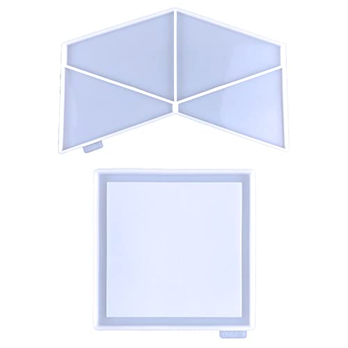 Vasen-Harzform, Desktop-Ornament, Silikon-Pyramide, Epoxidharz, zum Gießen von Blumen, Heimdekorationen, Blumenform von Mirweon
