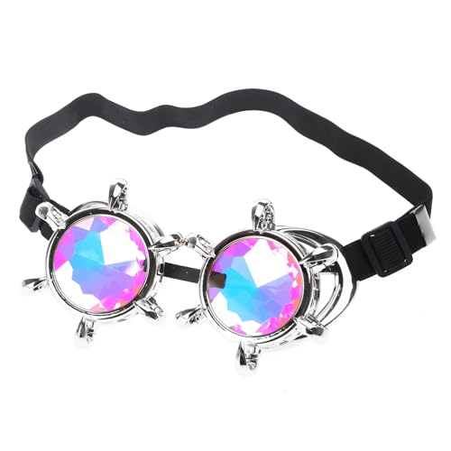 Vintage Steampunk-Brille, Gothic-Brille für Cosplay-Kostüme, winddichte Brille für Herren und Damen Vintage Steampunk-Brille, Gothic-Brille für Cosplay-Kostüme, winddichte Brille für Herren und Damen von Mirweon