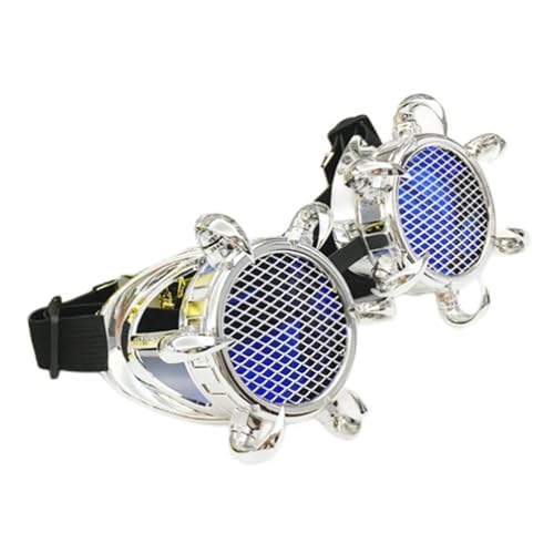 Vintage Steampunk-Brille, Gothic-Brille für Cosplay-Kostüme, winddichte Brille für Herren und Damen Vintage Steampunk-Brille, Gothic-Brille für Cosplay-Kostüme, winddichte Brille für Herren und Damen von Mirweon