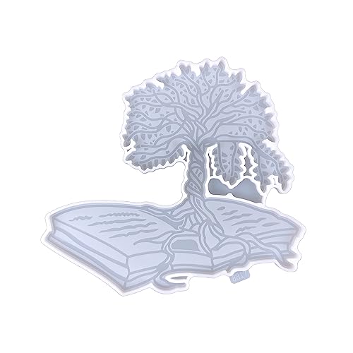 Wanddekoration aus Epoxidharz, Buchseite, Wanddekoration, Silikonform, Heimstudium, Ornament Wanddekoration aus Epoxidharz, Buchseite, Wanddekoration, Silikonform, Heimstudium, Ornament von Mirweon