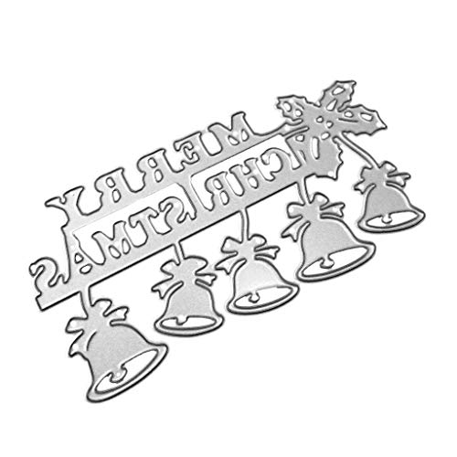 Weihnachts-Stanzschablone für Scrapbooking, Prägepapier, Kartendekoration, Stanzformen für Kartenherstellung, Stanzschablonen zum Herstellen von Metallschneiden auf Zubehör, Metallprägemaschine von Mirweon