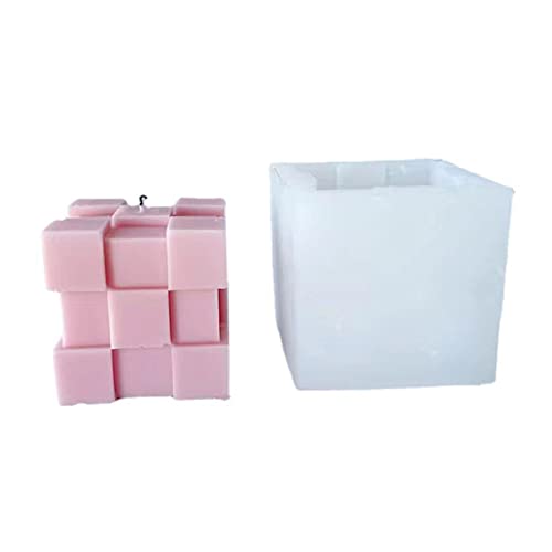 Würfelblock-Silikonformen, Epoxidharz, Anhänger, Gipsform, handgefertigte Seifenwerkzeuge, leicht zu reinigende Formen für die Herstellung von Silikon Würfelblock-Silikonformen, Epoxidharz, Anhänger, Gipsform, handgefertigte Seifenwerkzeuge, leicht zu reinigende Formen für die Herstellung von Silikon von Mirweon