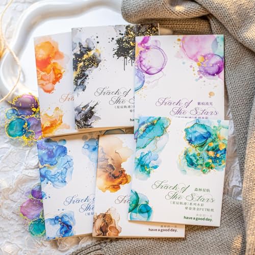 90 Pcs Scrapbooking Stickers Set, Scrapbook Stickers for Star, Scrapbooking Zubehör for Junk Journaling, Bullet Journal, Painting, Planners, Mobile Phones, Photo Albums von MisKepaa