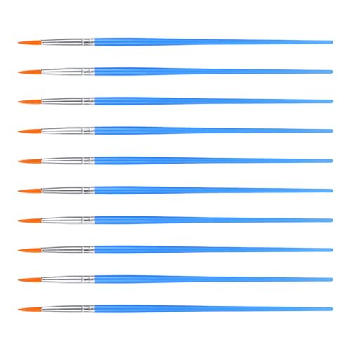 Misaakoeq Malpinsel-Set – Nylon-Pinsel für Aquarell, Nylonhaar, Künstlerpinsel für Acrylöl, Tinte, Wasserfarbe, Gouache von Misaakoeq