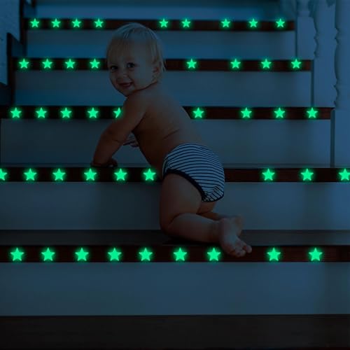 Misaakoeq Wandaufkleber Sterne – 2 Bögen Aufkleber, Sternform, Wandaufkleber für Kinderzimmer, Sterne, Dekoration für Licht Misaakoeq Wandaufkleber Sterne – 2 Bögen Aufkleber, Sternform, Wandaufkleber für Kinderzimmer, Sterne, Dekoration für Licht von Misaakoeq